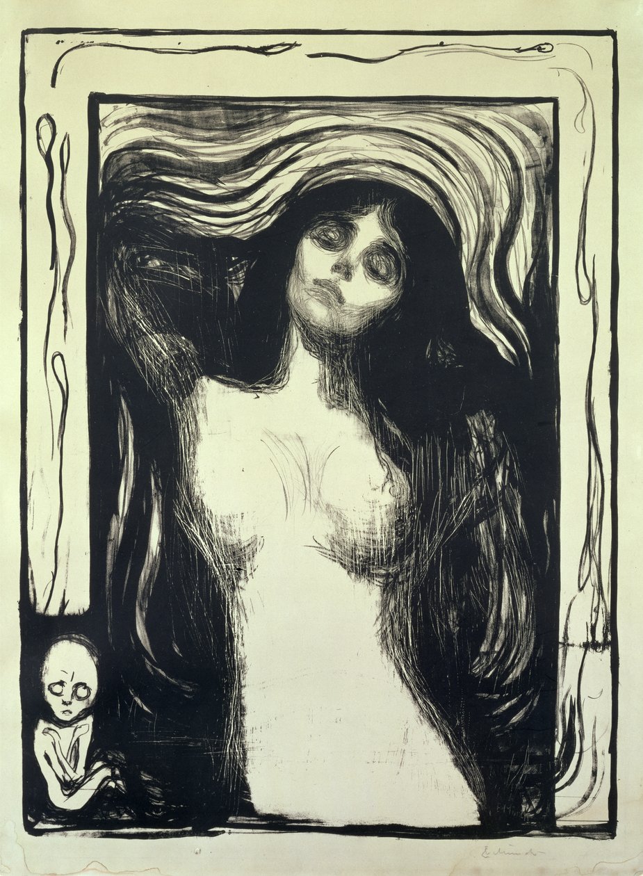 Madonna, Femme Aimante - Edvard Munch