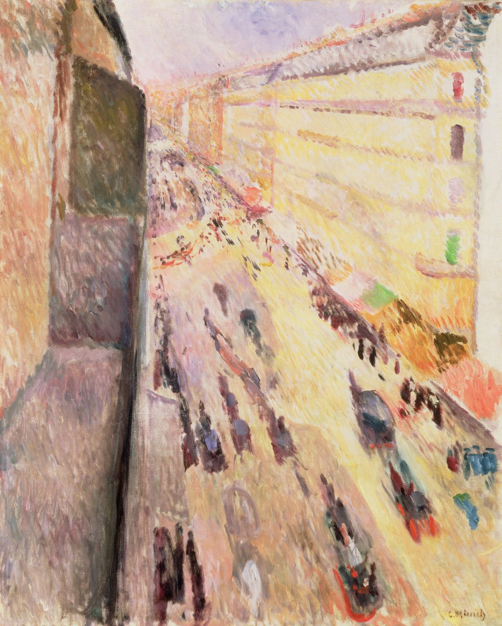Rue de Rivoli, 1891 - Edvard Munch
