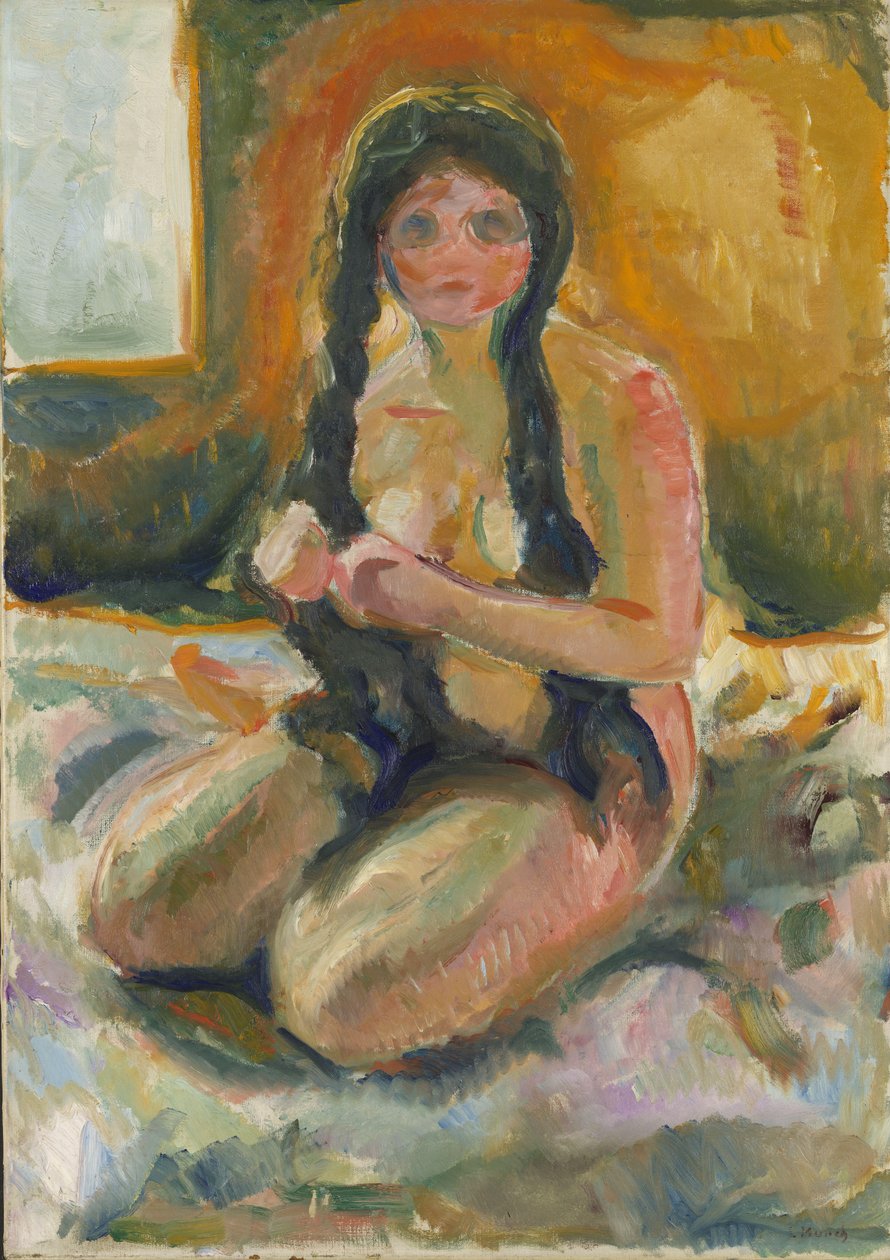 Nu assis - Edvard Munch