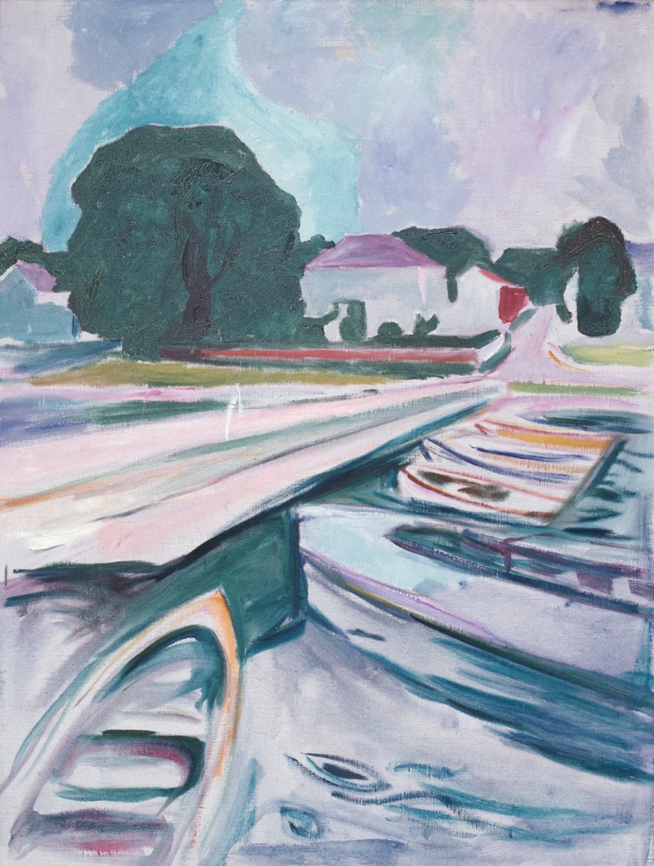 Le Pont à Aasgaardstrand - Edvard Munch