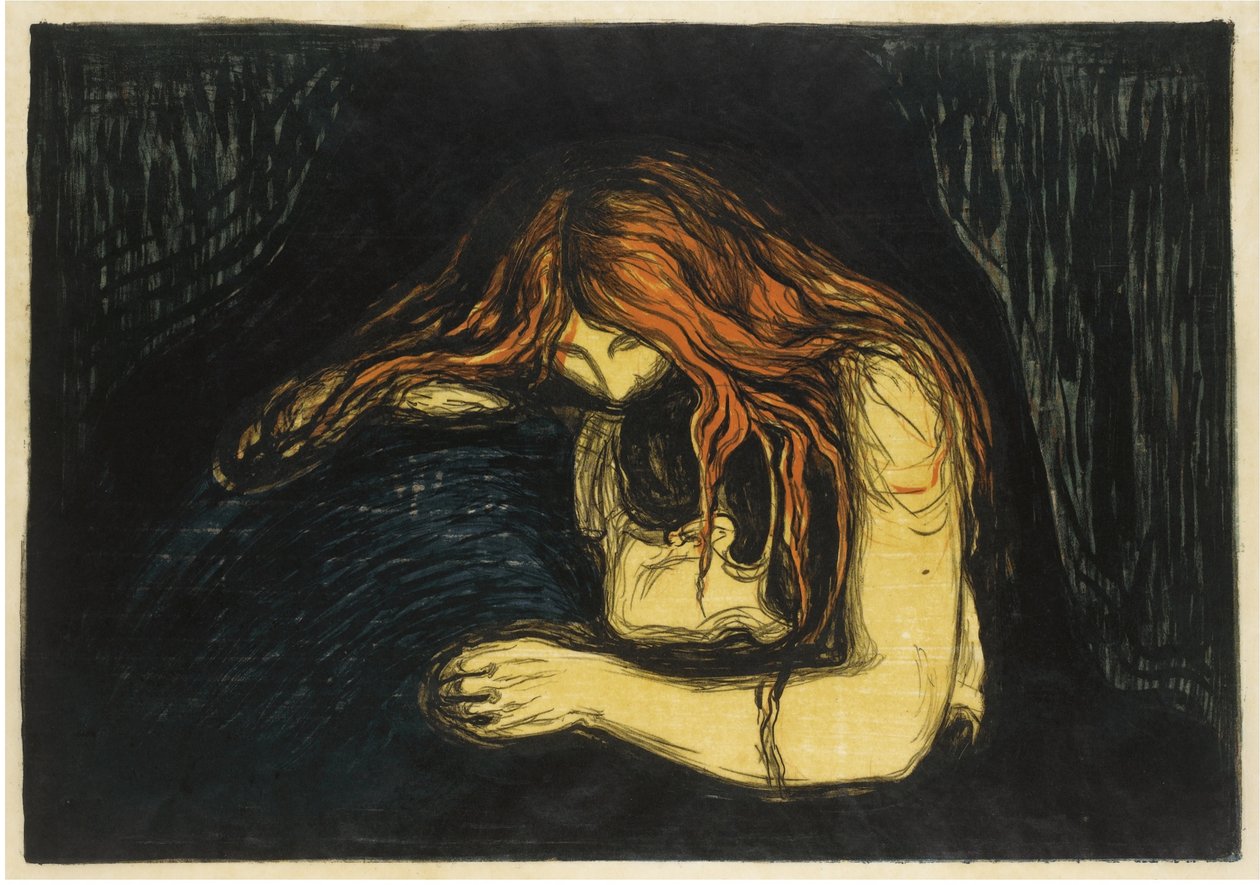 Le Vampire II - Edvard Munch