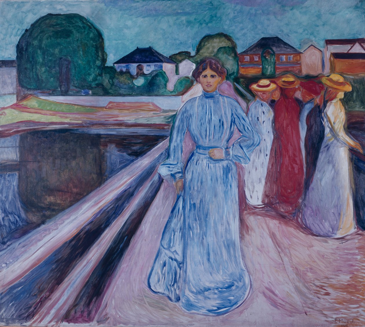 La passerelle - Edvard Munch