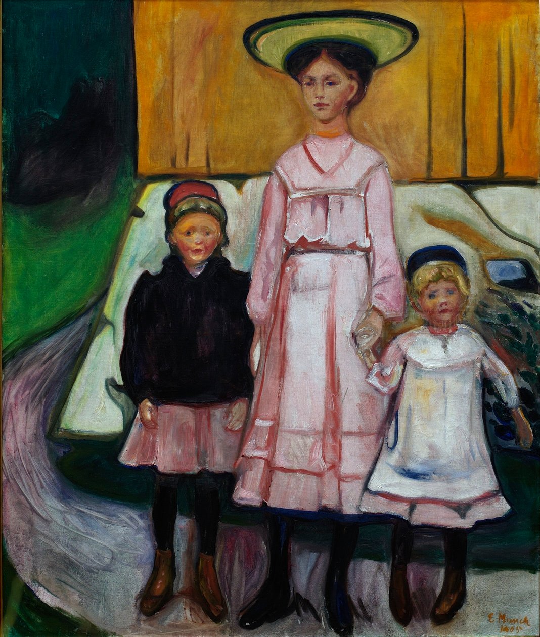 Trois enfants - Edvard Munch