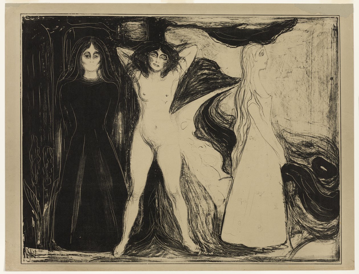 Femme (Le Sphinx) - Edvard Munch