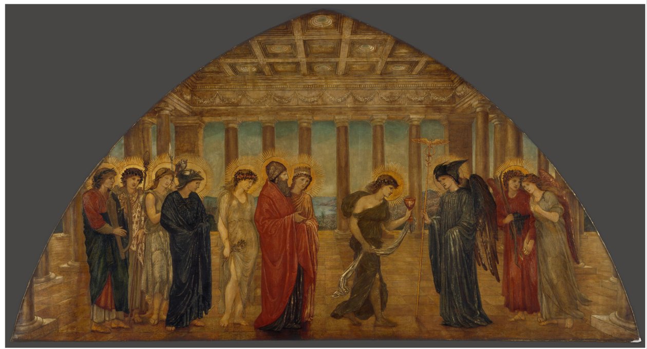 Cupidon et Psyché - Edward Burne Jones