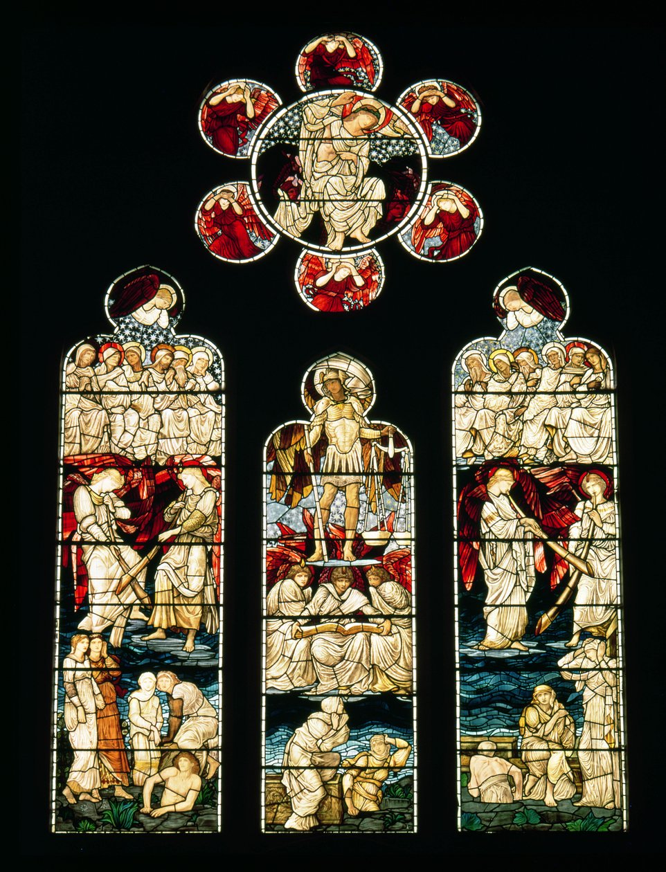 Le Jugement dernier, 1874-75 (vitrail) - Edward Burne Jones