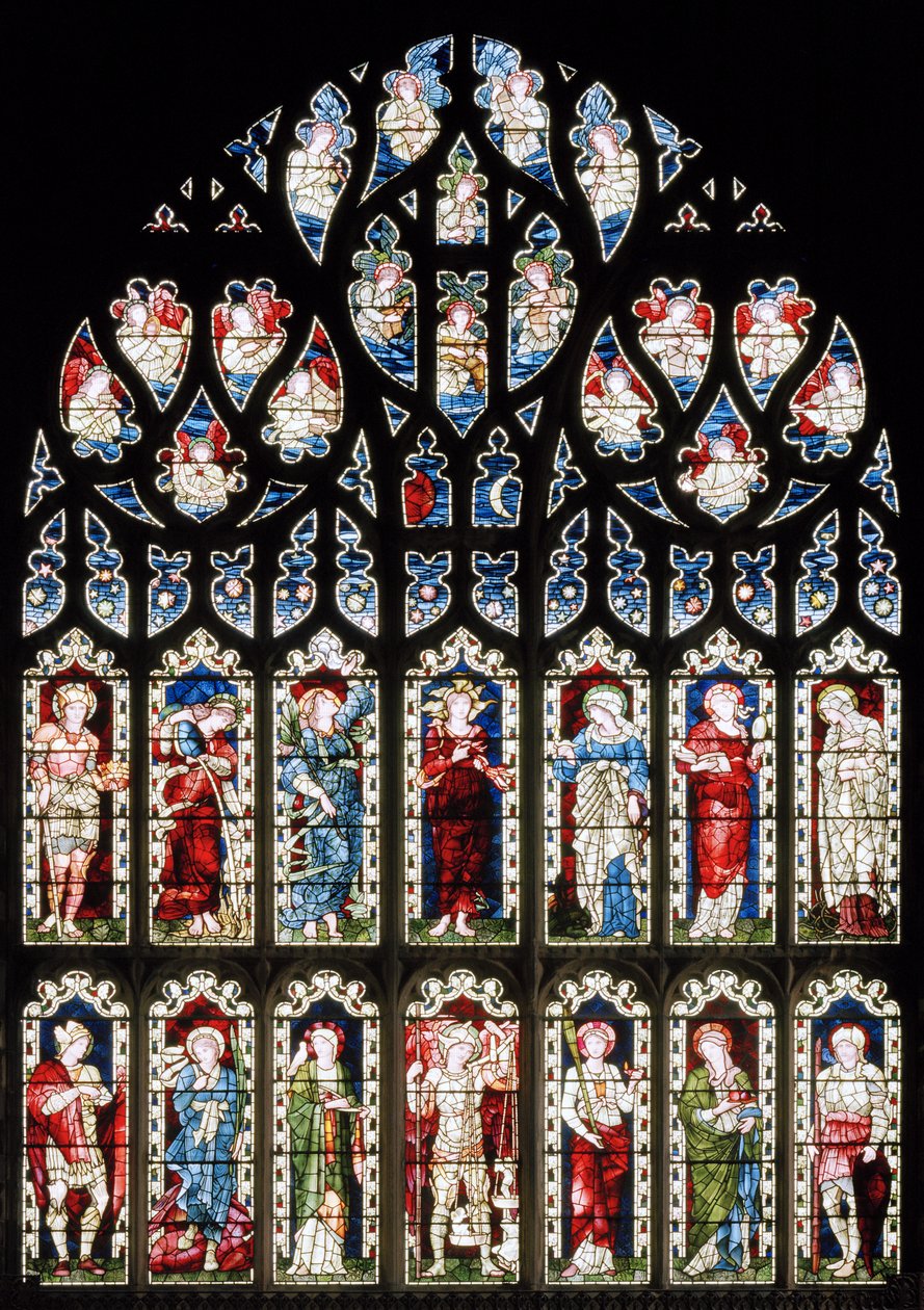 Ashton Under Lyne, Albion Congregational Church, Morris & Co., Edward Burne-Jones, Espoir - Edward Burne Jones