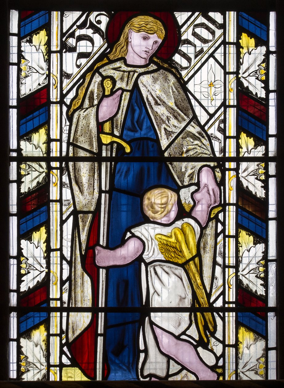 Cambridge, All Saints, Morris Marshall & Faulkner & Co, Edward Burne-Jones, St Dorothy, 1866 - Edward Burne Jones