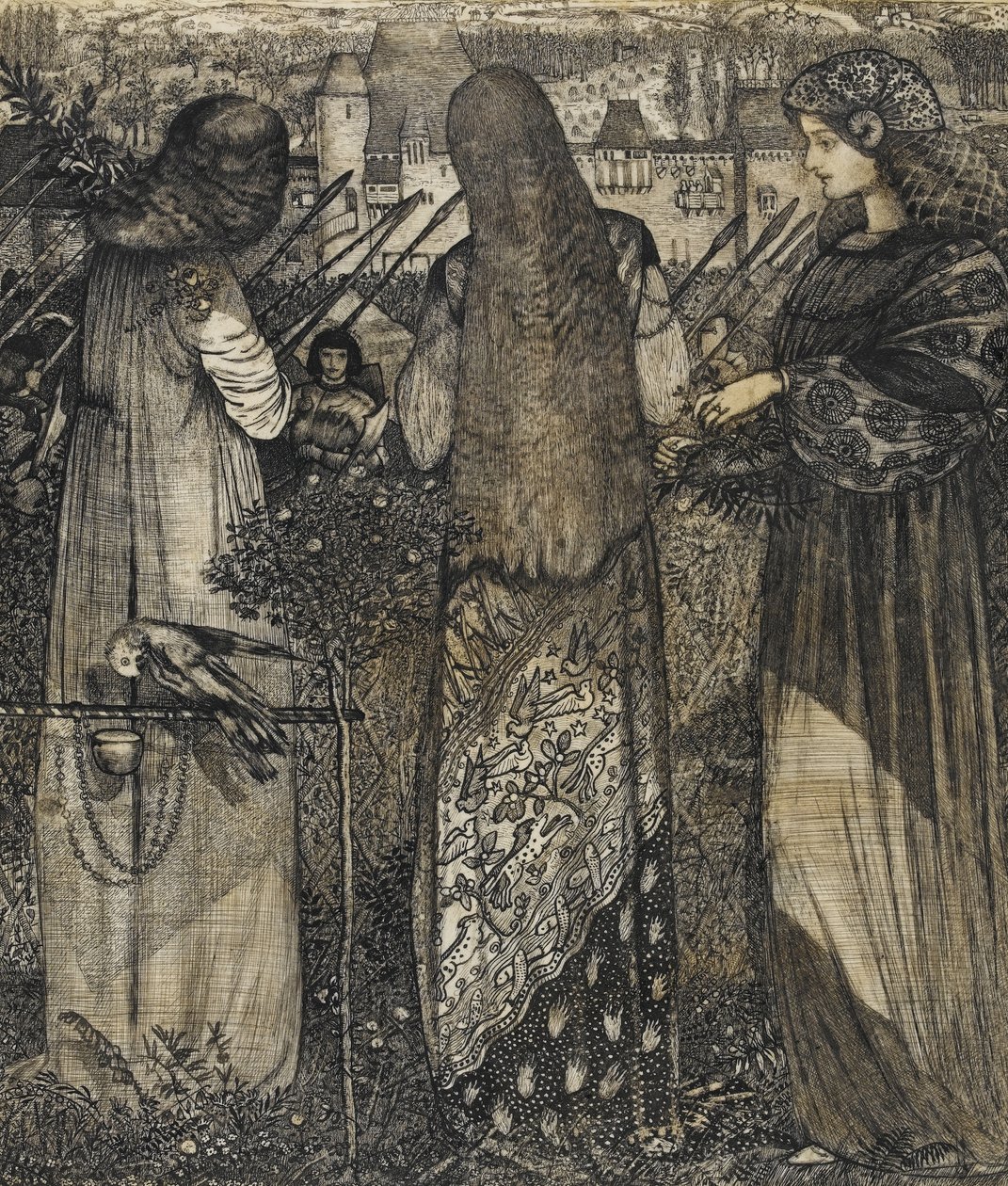 Aller à la bataille, 1858 - Edward Burne Jones
