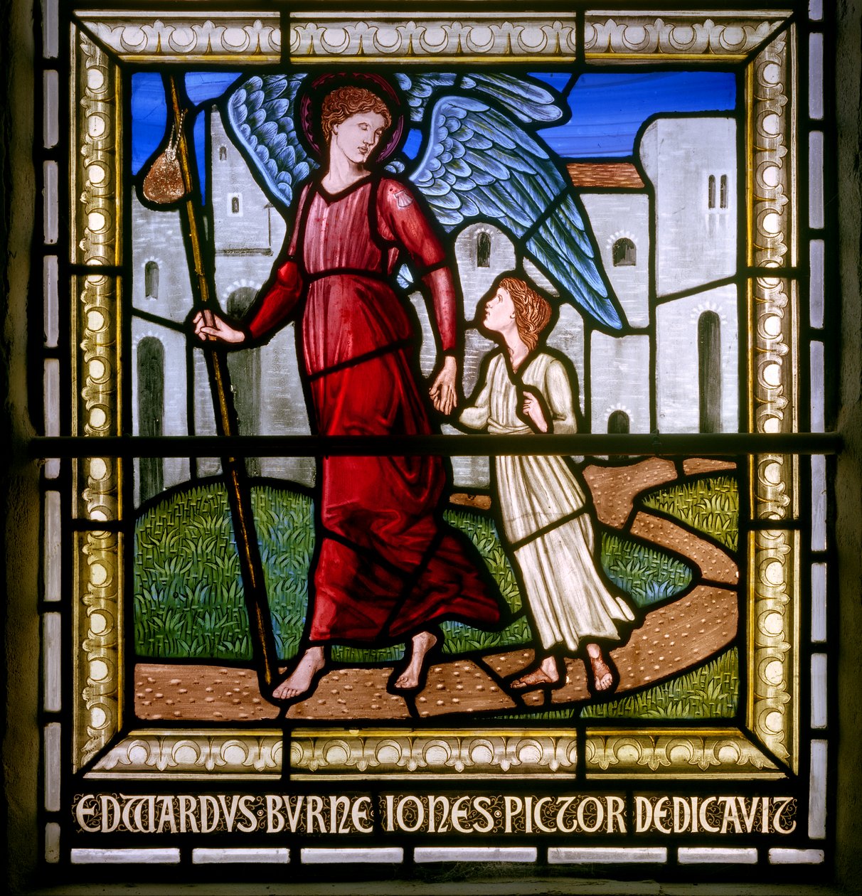 Rottingdean, St Margaret, Morris & Co., Edward Burne-Jones, Ange gardien, 1893 - Edward Burne Jones