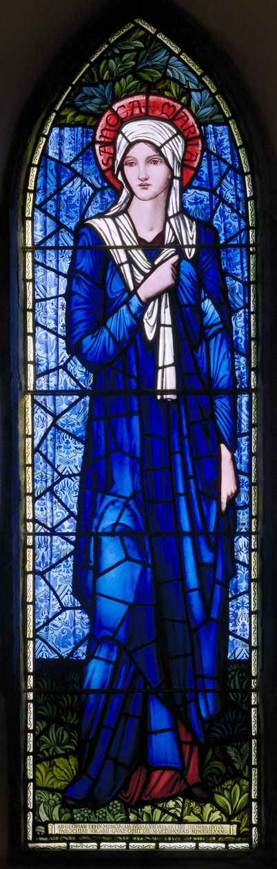 Rottingdean, St Margaret, Morris & Co., Edward Burne-Jones, La Vierge Marie, 1894 - Edward Burne Jones