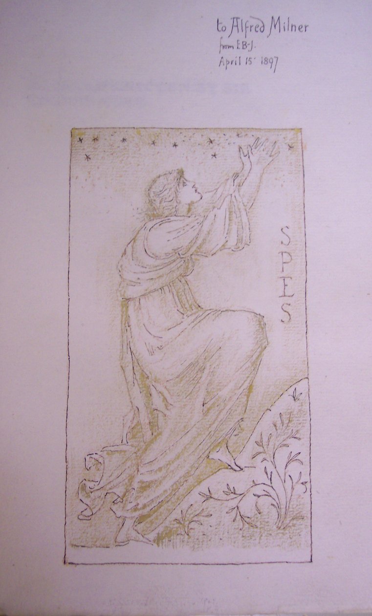 Spes, illustration sur la page de garde de 