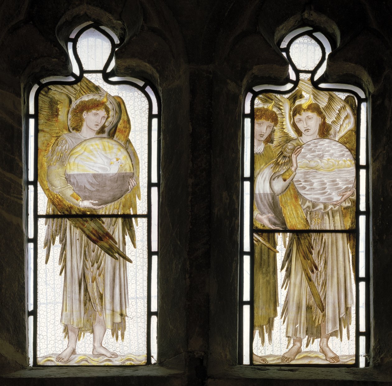 Les jours de la création (détail) - Edward Burne Jones