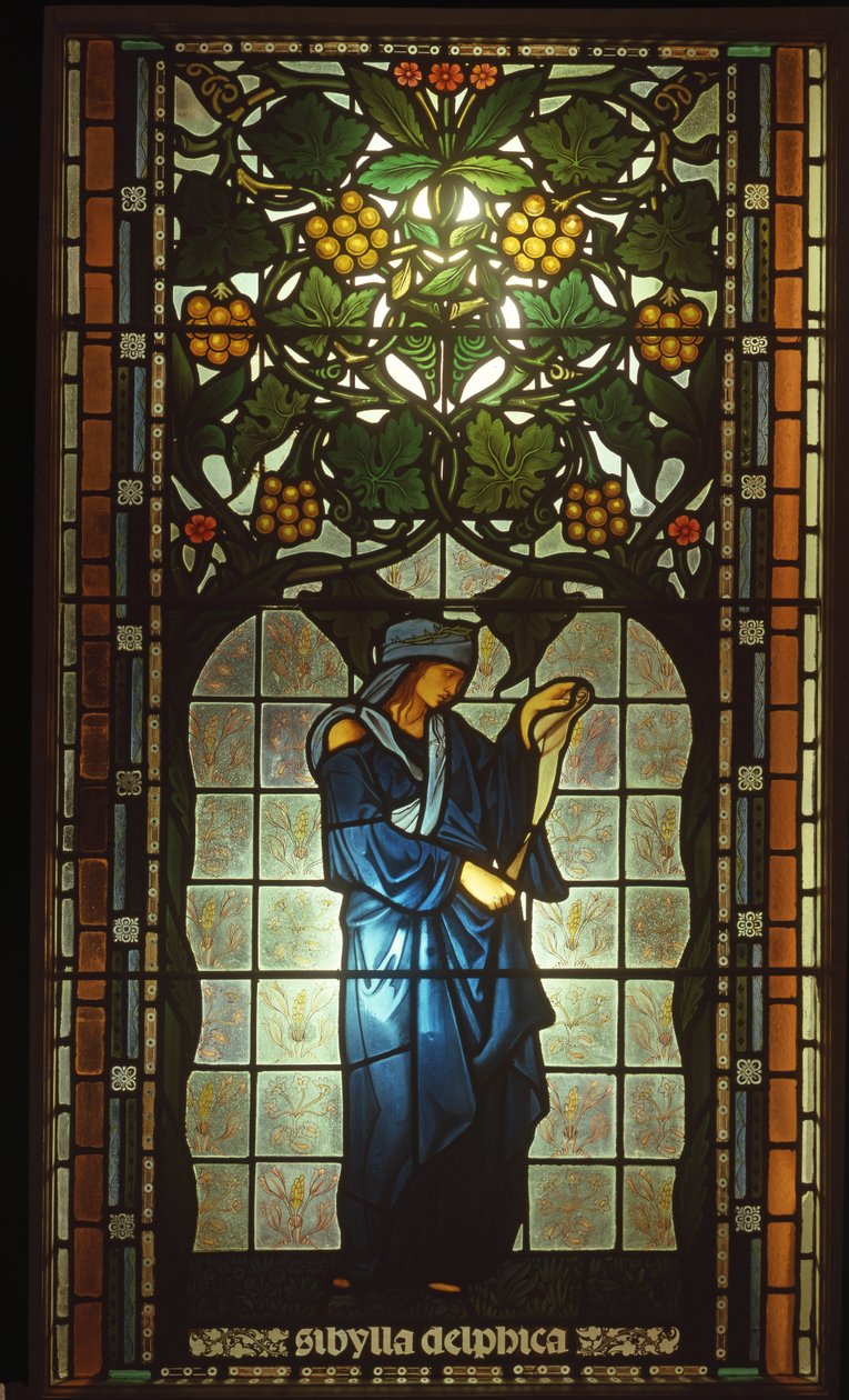 Fenêtre représentant Sibylla Delphica - Edward Burne Jones