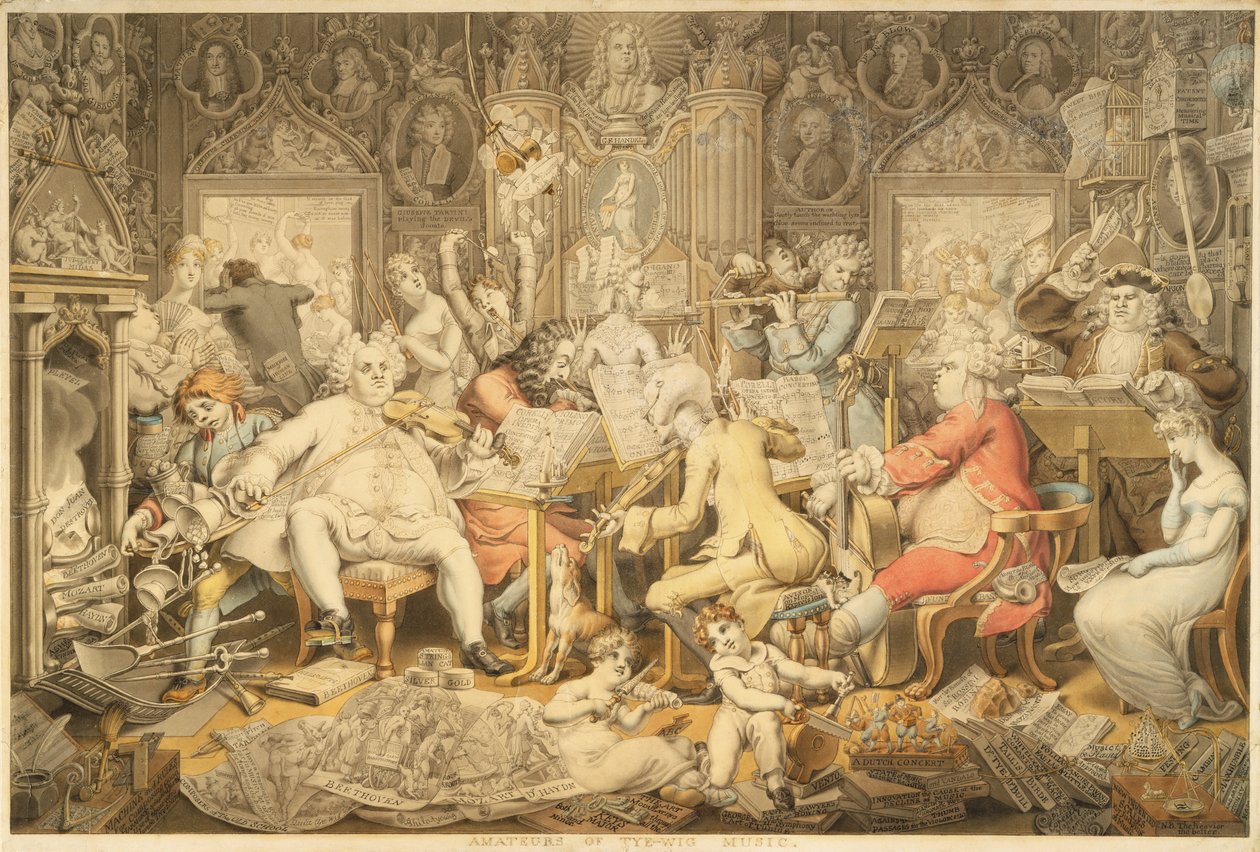 Amateurs de musique à perruque - Edward Francis Burney