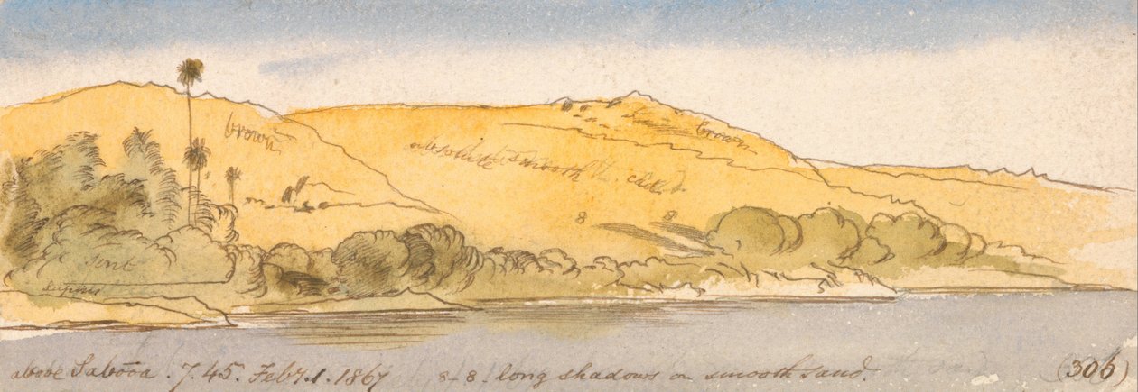 Au-dessus de Sabooa - Edward Lear