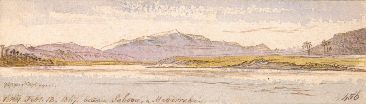 Entre Sabooa et Maharraka - Edward Lear