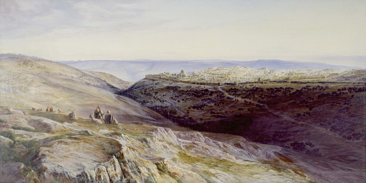 Jérusalem, 1865 - Edward Lear
