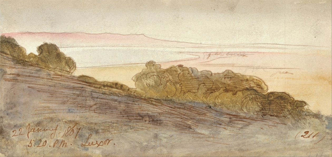 Louxor - Edward Lear