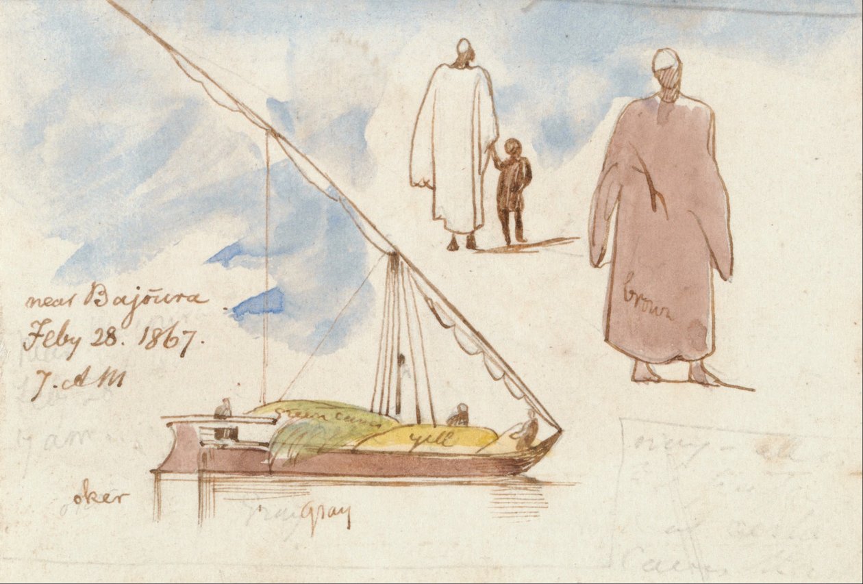Près de Bajoura - Edward Lear