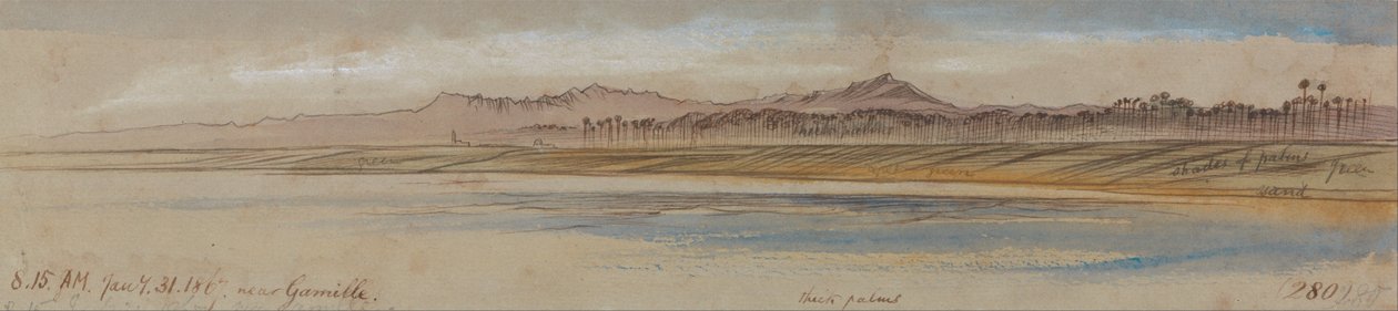 Près de Gamille - Edward Lear