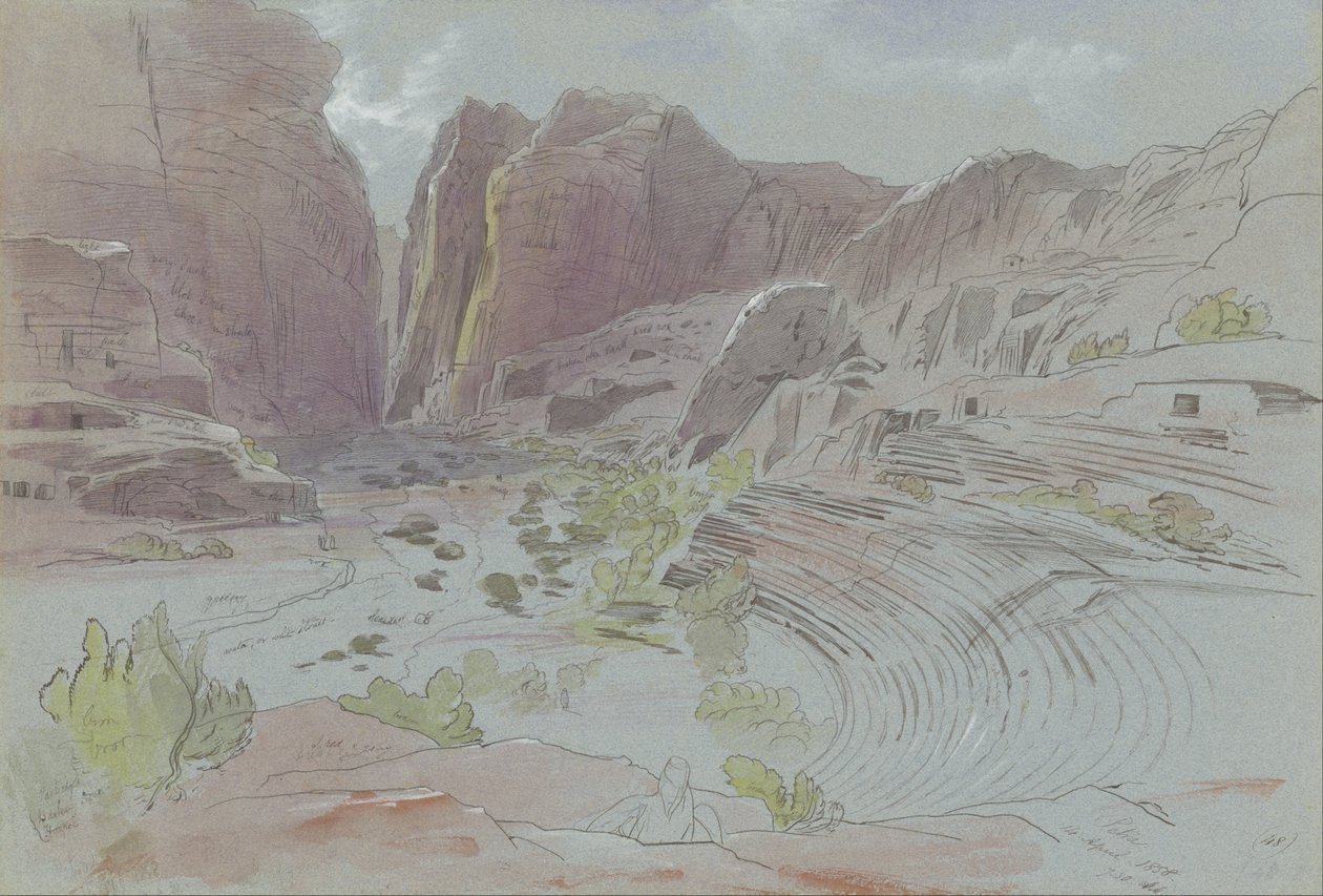 Petra, 14 avril 1858 - Edward Lear