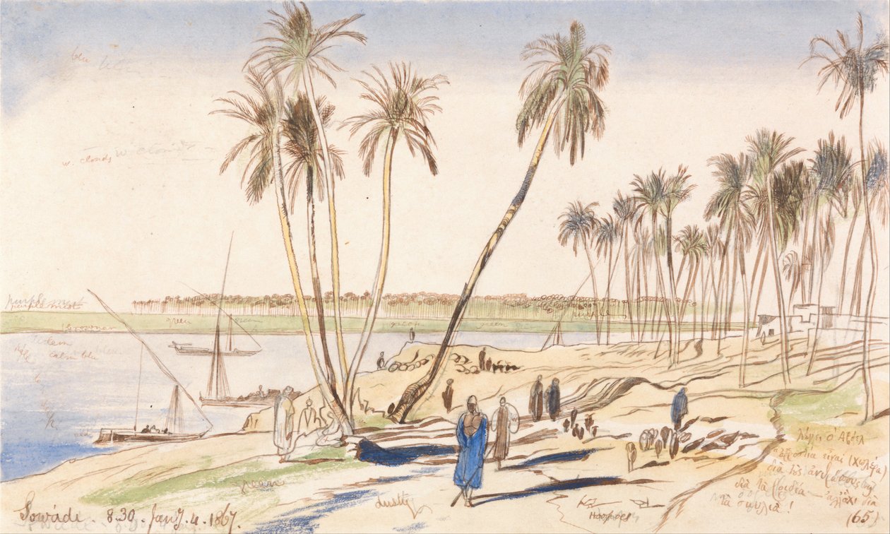 Sowadi, 4 janvier 1867, 8h30 - Edward Lear