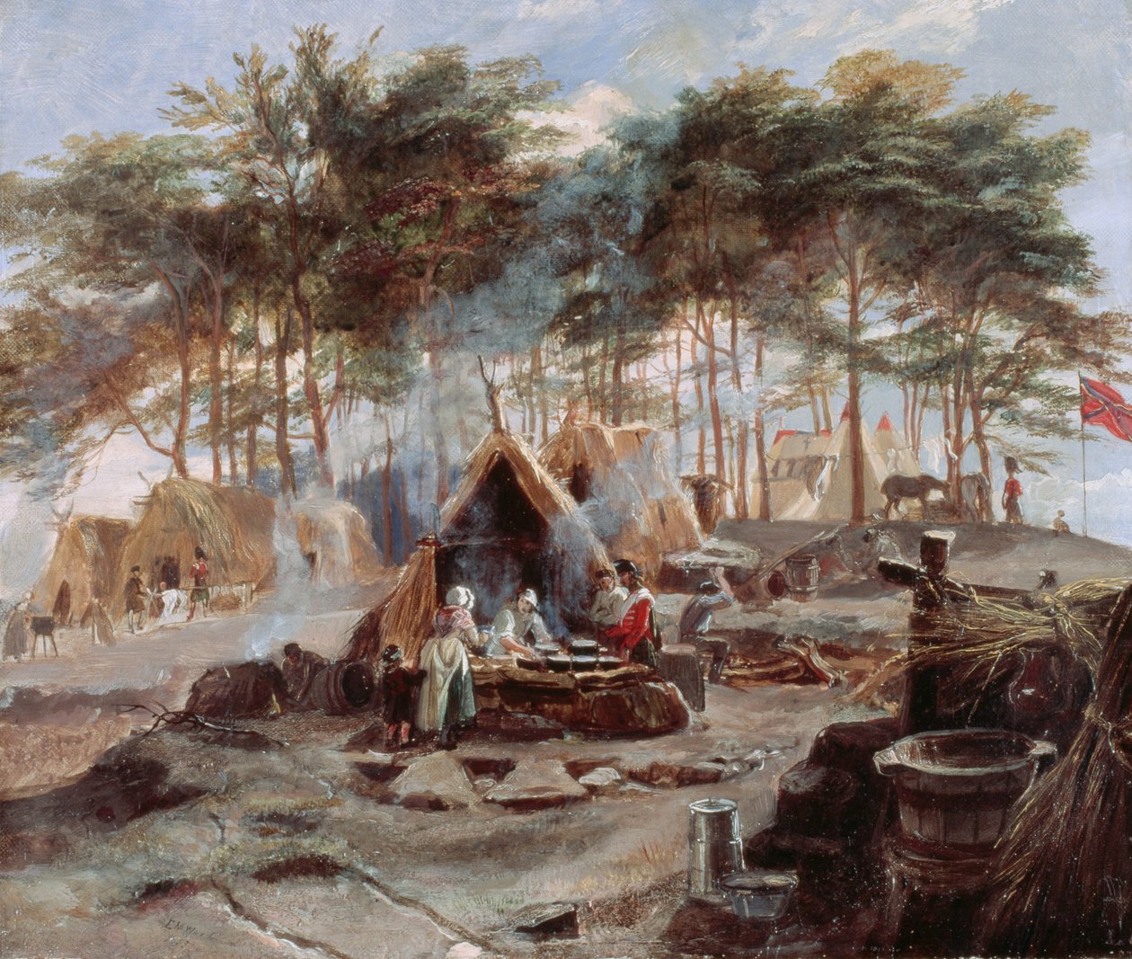 Camp de Chobham, 1853 - Edward Matthew Ward