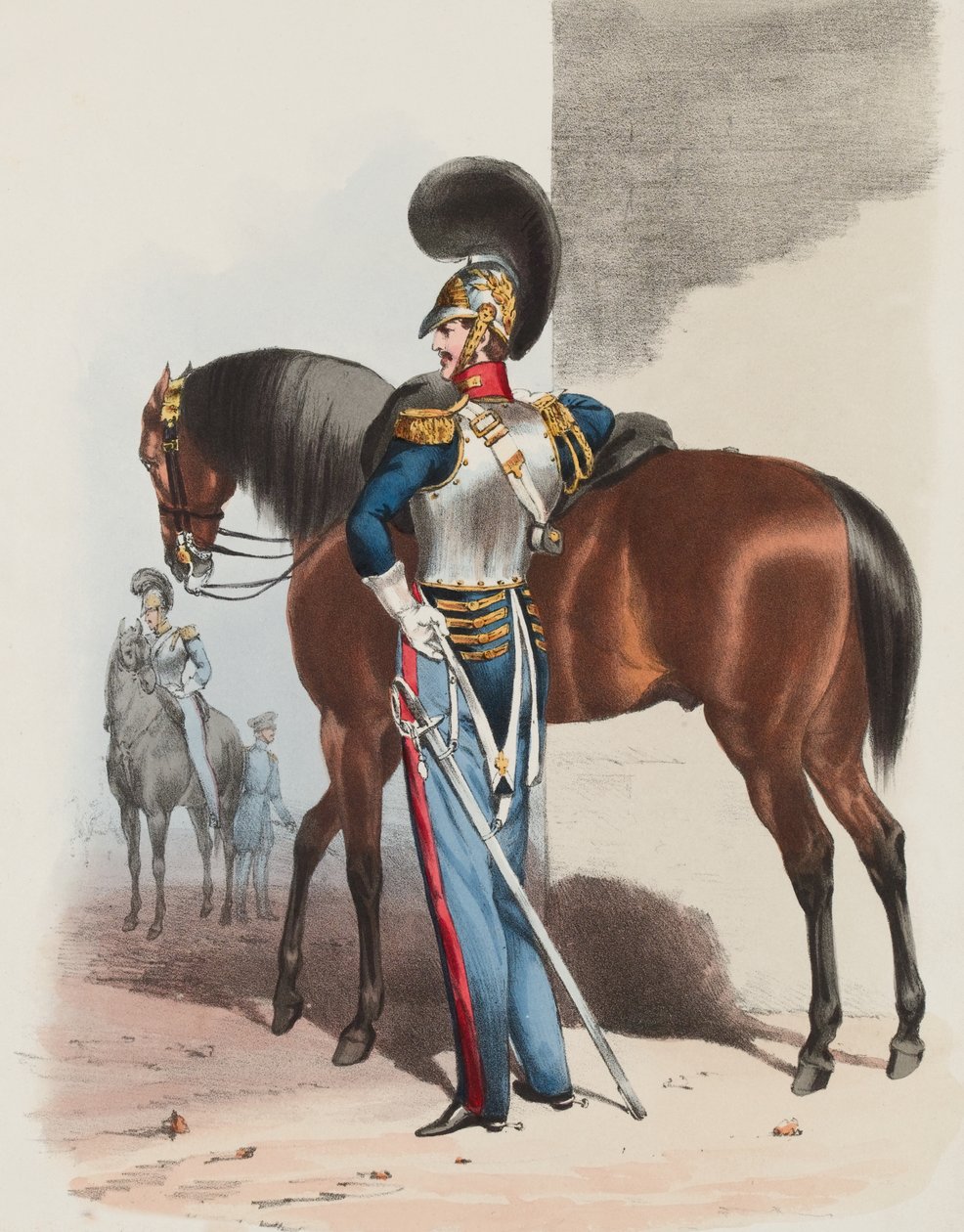 Officier des Gardes à Cheval Royaux - Edward (after) Hull