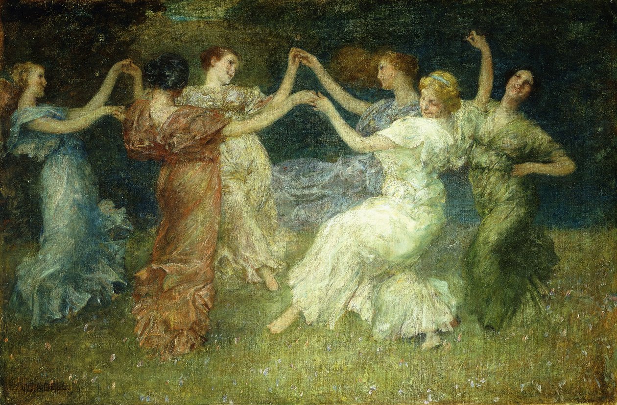 Les Danseurs - Edward August Bell