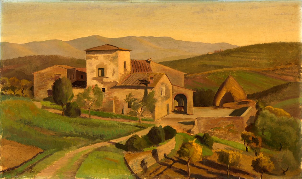Une ferme toscane - Edward Bruce
