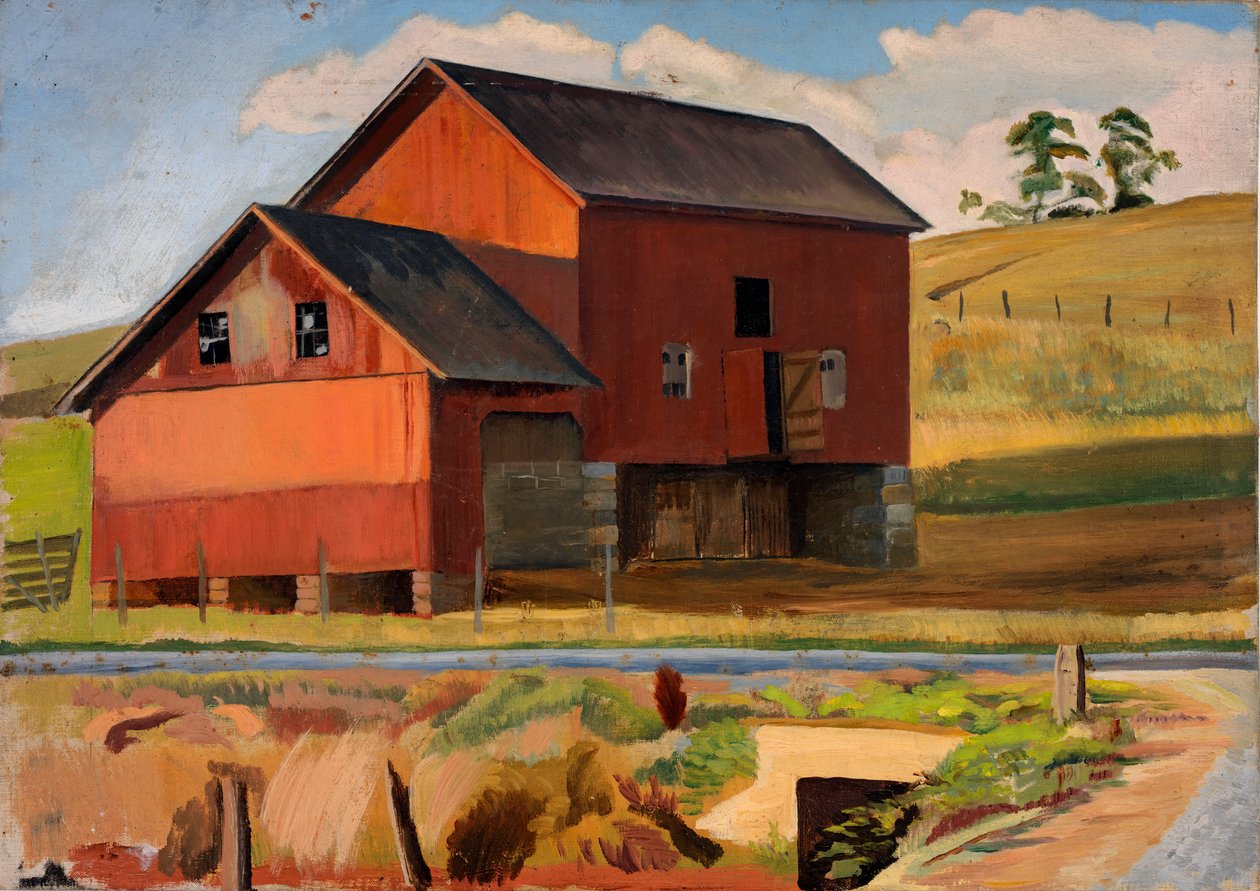 Ferme de Bluemont, ca. 1932-1937 - Edward Bruce