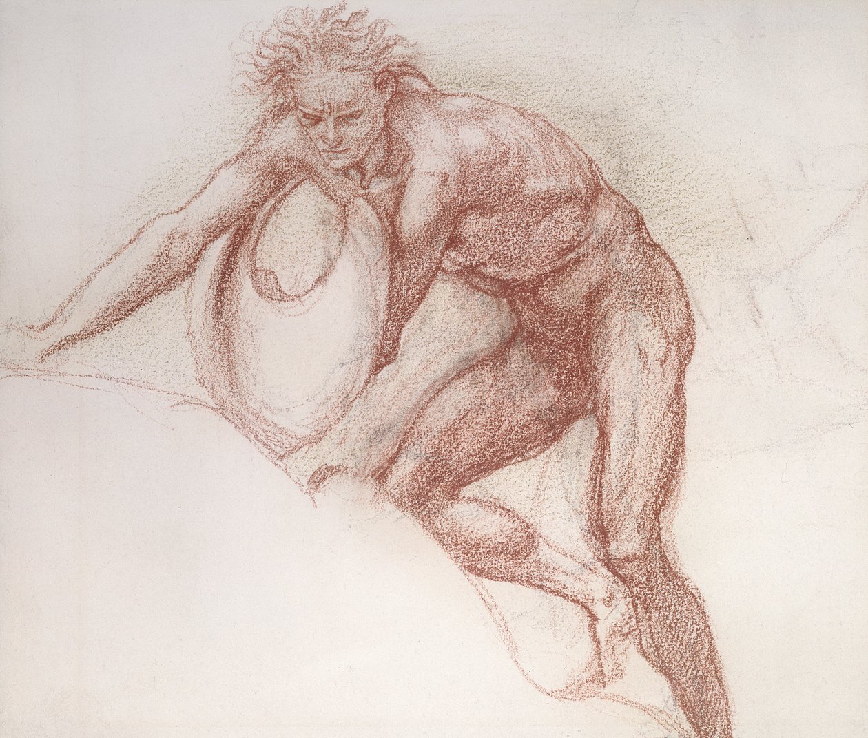 Nu Masculin, Étude pour Hercule - Edward Burne Jones