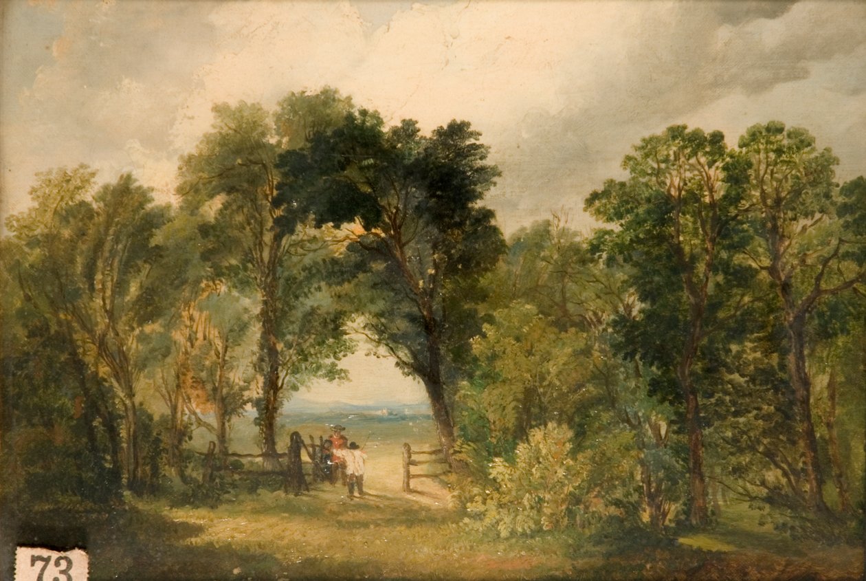 Une clairière boisée - Edward Calvert