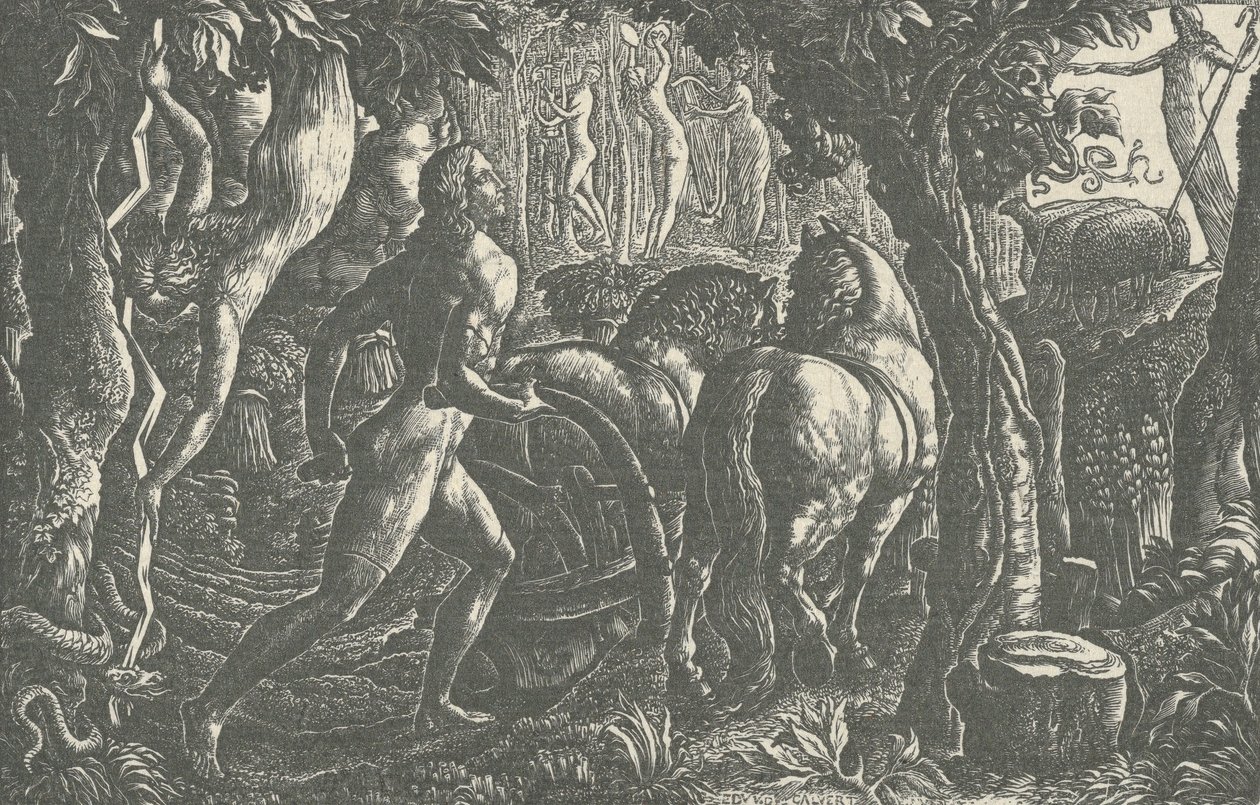 Le Laboureur, 1827 - Edward Calvert