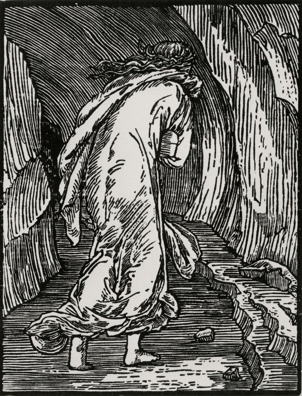 Entrer en enfer - Edward Coley (after) Burne Jones