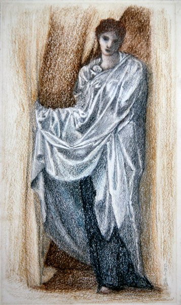 Femme en robe classique - Edward Coley Burne Jones