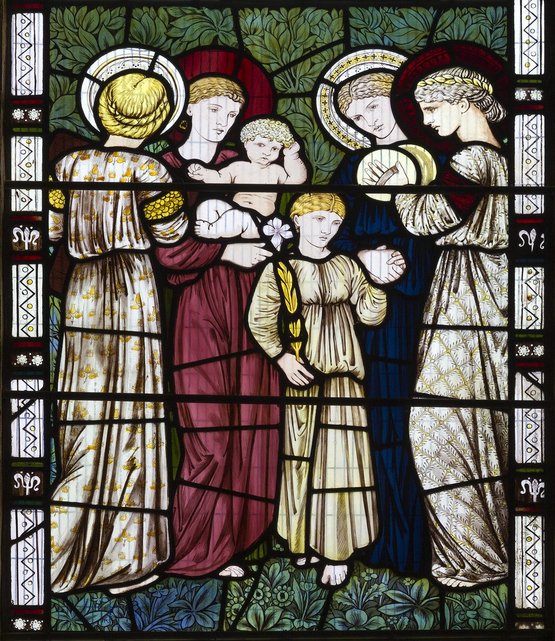 Mères et enfants - Edward Burne Jones