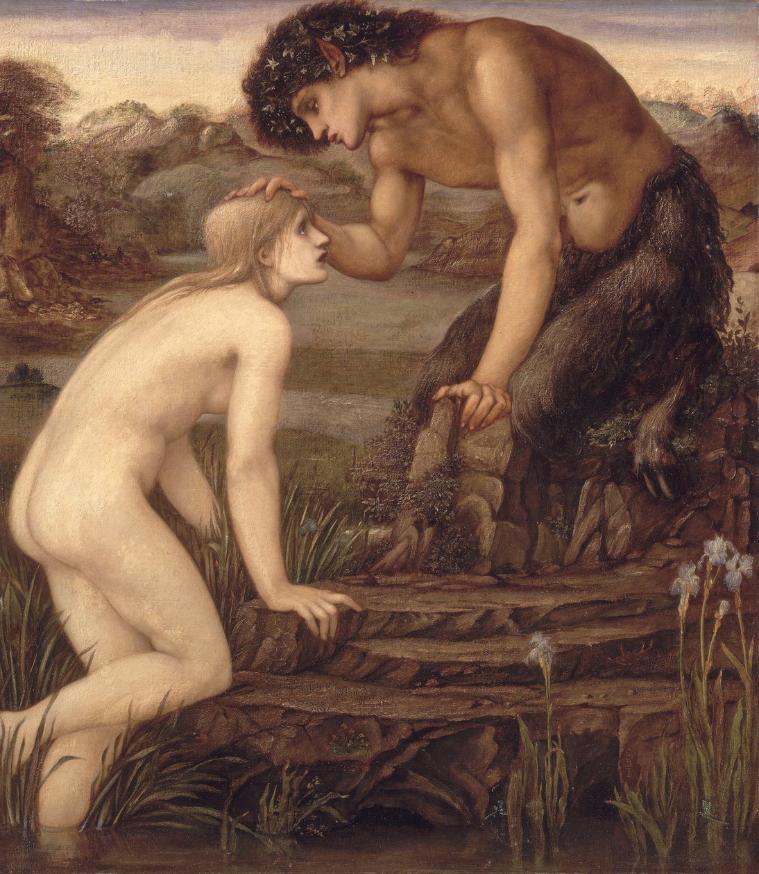 Pan et Psyché - Edward Burne Jones