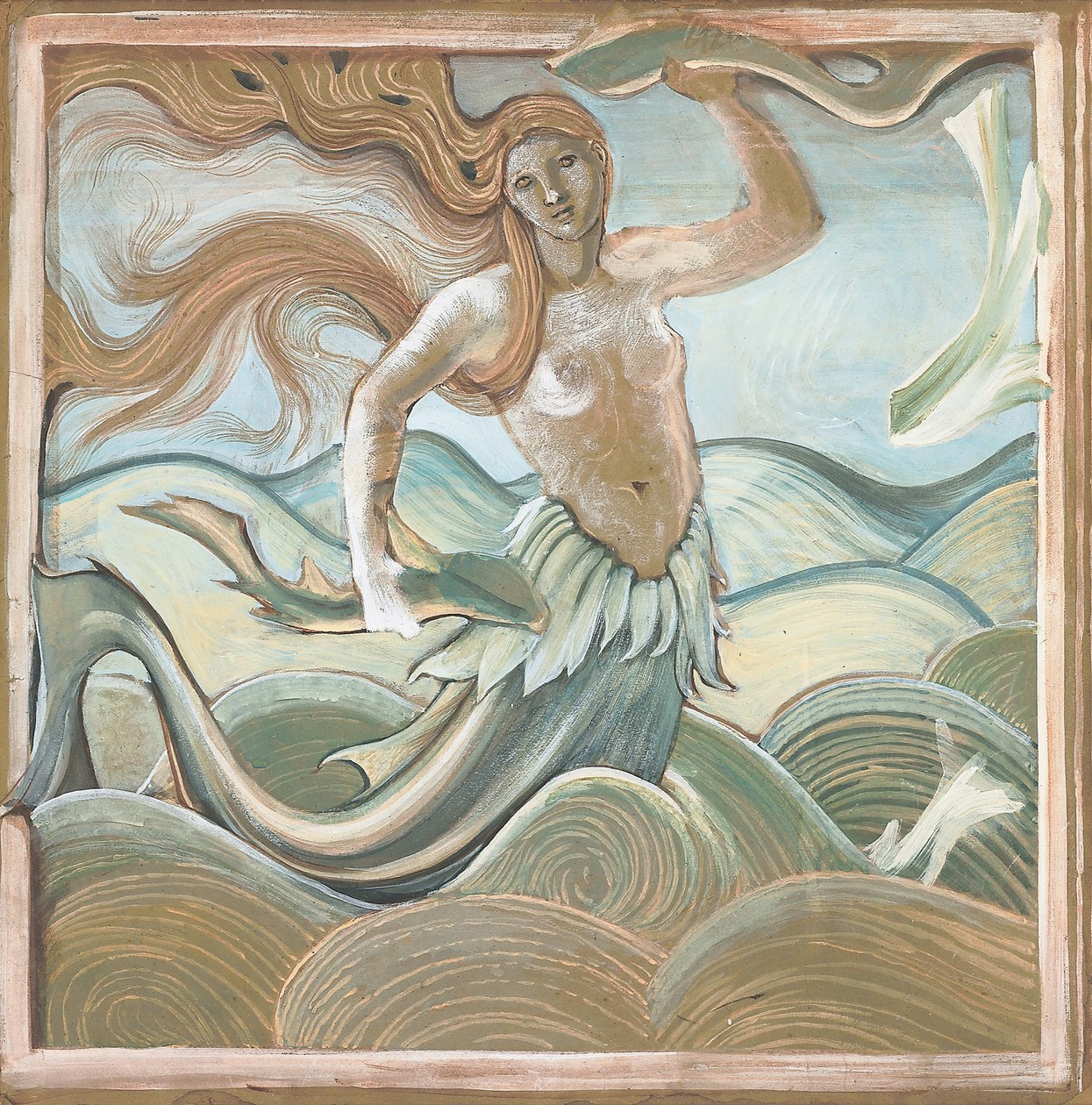 Nymphe de la mer - Edward Burne Jones