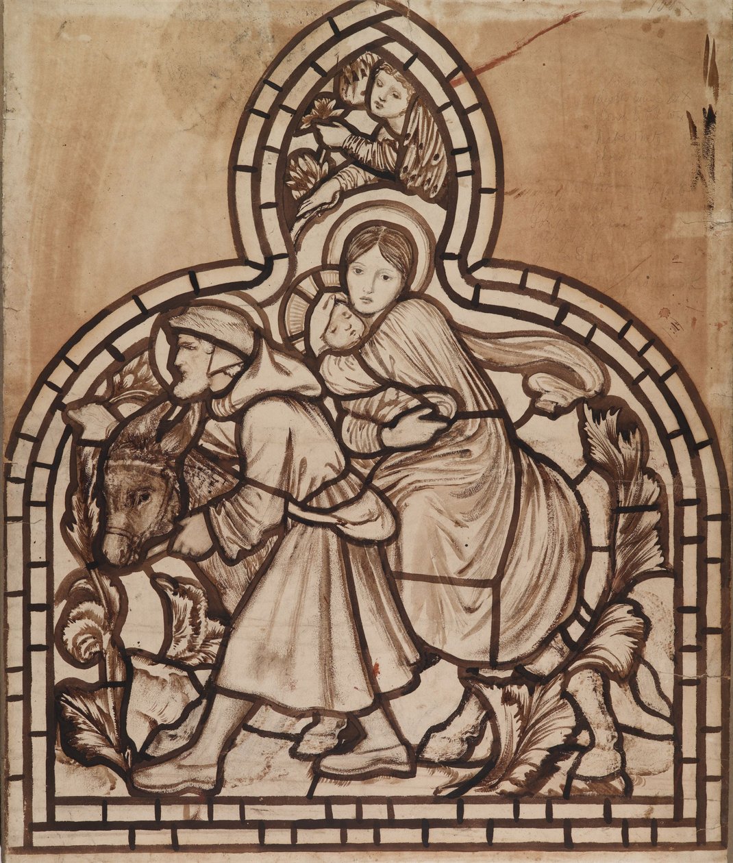 La Fuite en Égypte - Edward Burne Jones