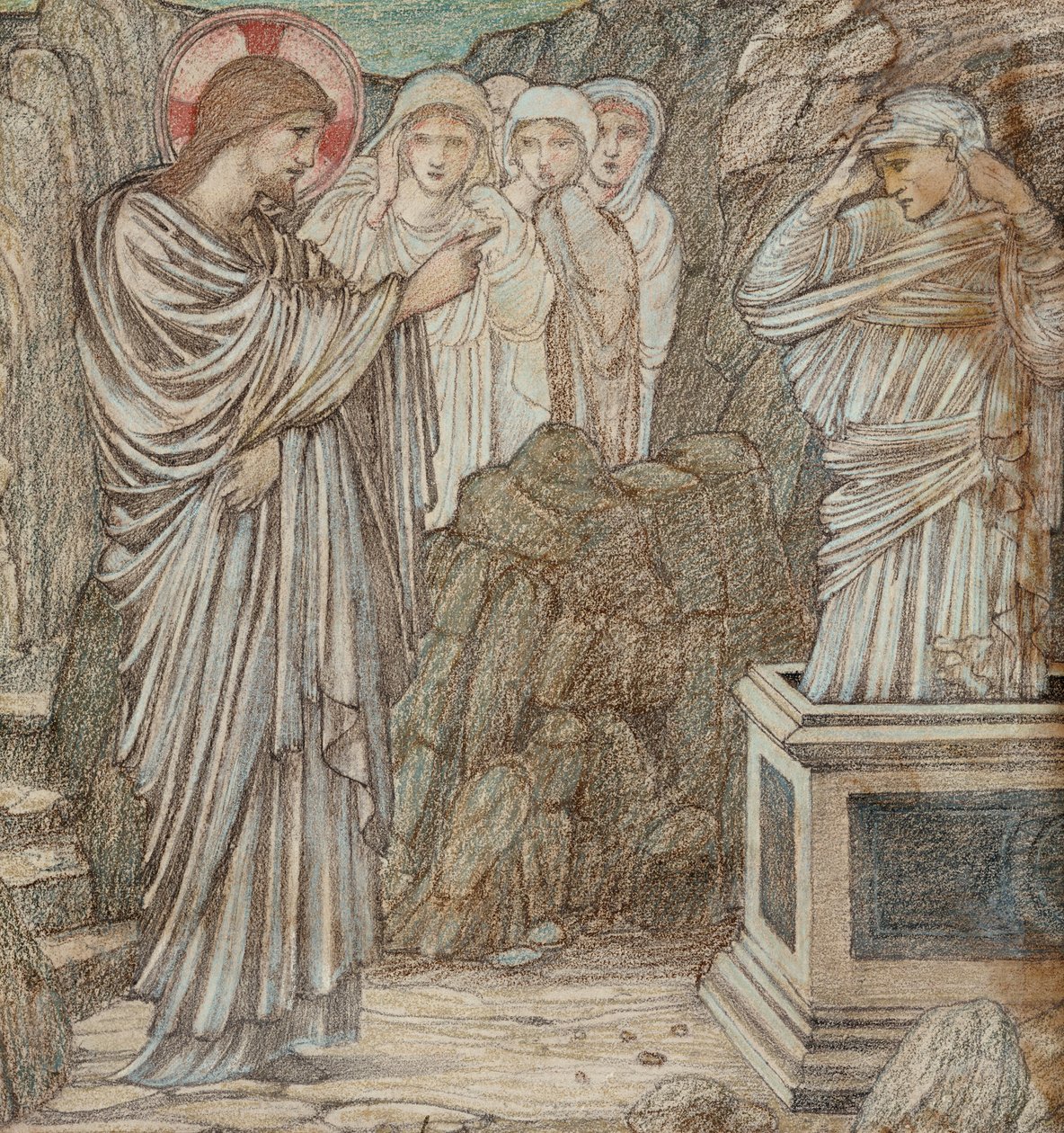 La résurrection de Lazare - Edward Burne Jones