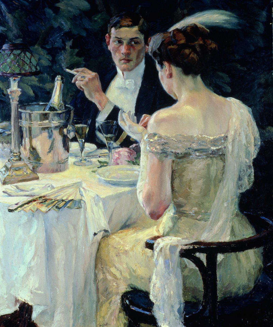 Adieu (huile sur toile) - Edward Cucuel
