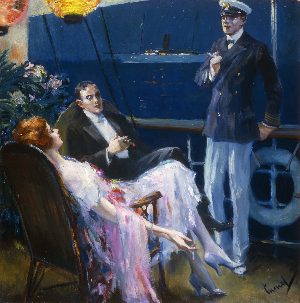 En croisière - Edward Cucuel
