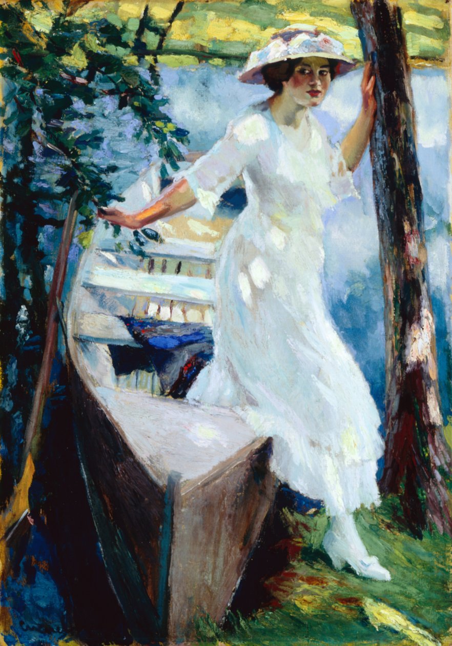 Le rendez-vous (huile sur toile) - Edward Cucuel