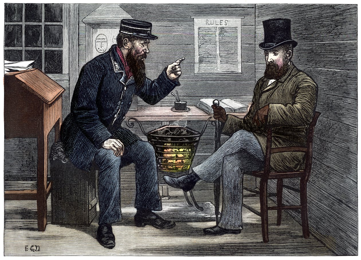 Le Signal-Man par Charles Dickens - Edward Dalziel