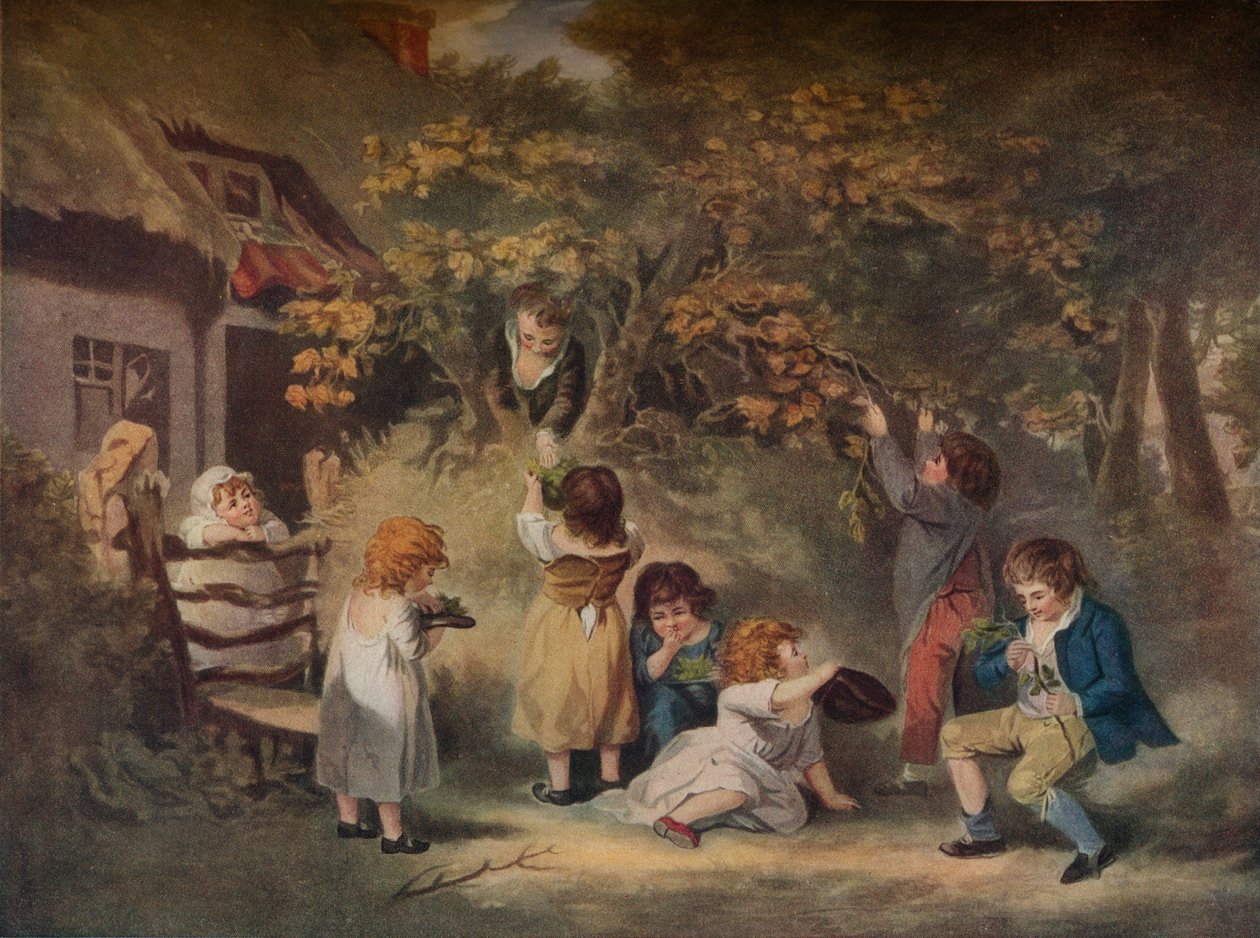 Enfants ramassant des noix, vers 1783 - Edward Dayes