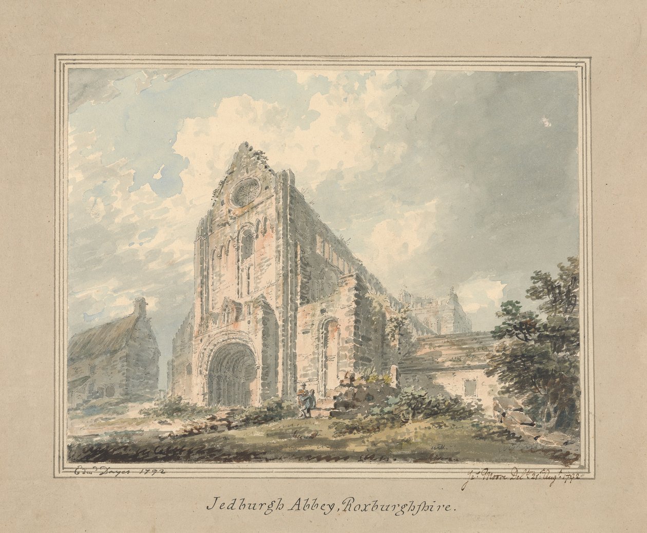 Abbaye de Jedburgh, Roxburghshire - Edward Dayes