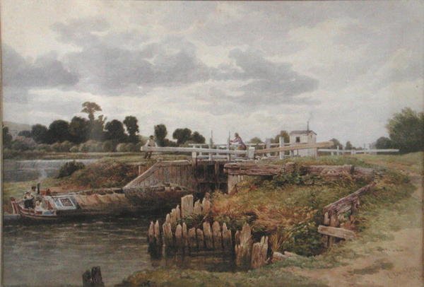 Vue sur la Tamise - Edward Duncan
