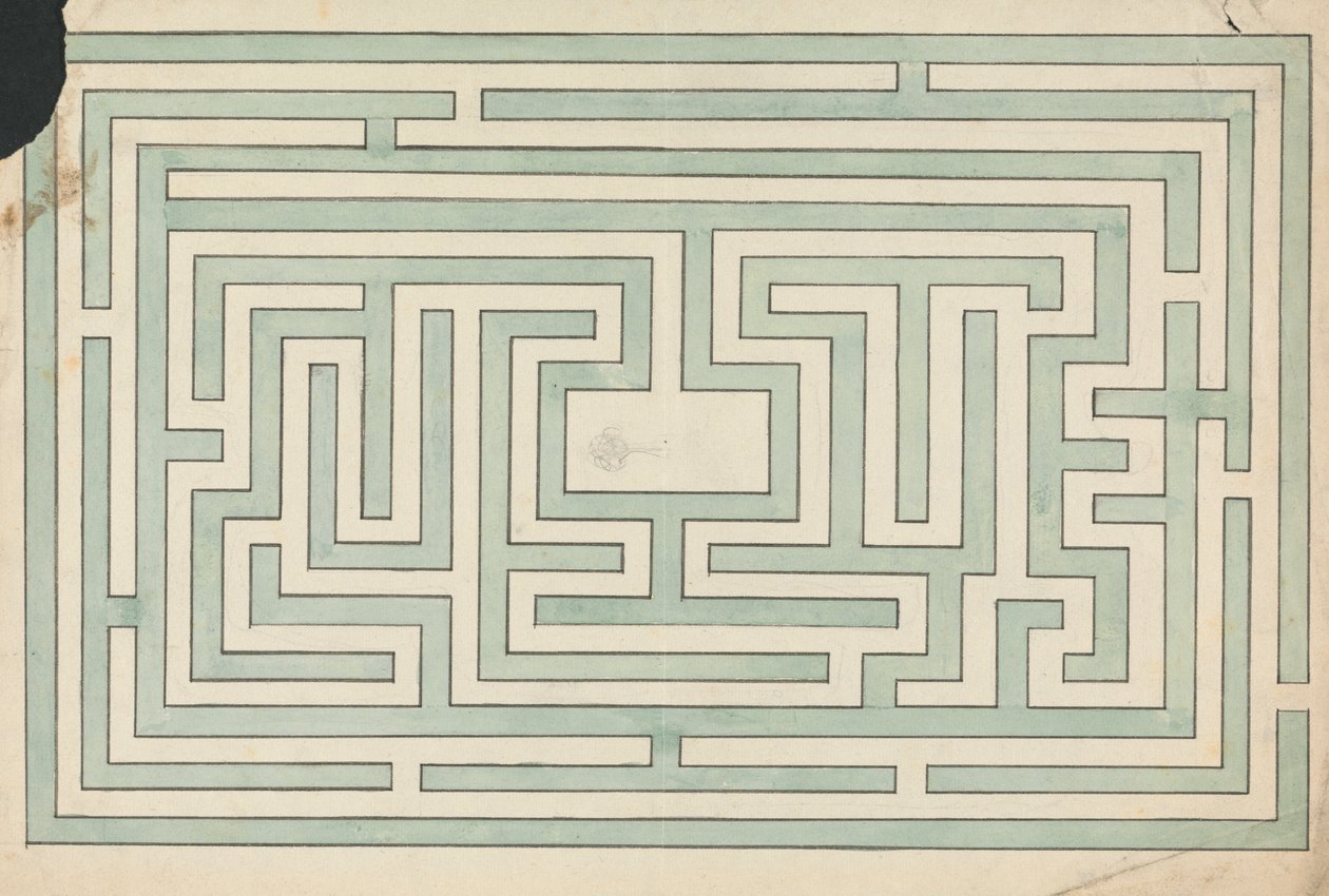 Labyrinthe à Walworth, Surrey - Edward Francis Burney